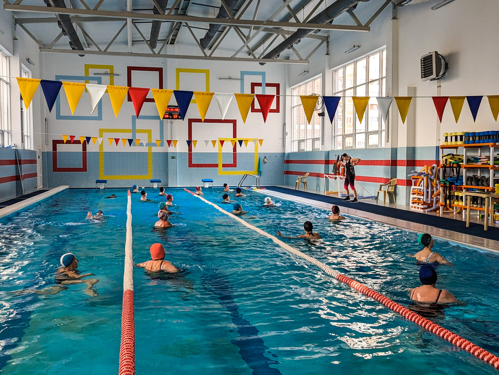 Аква Мид — тренировка на глубокой воде